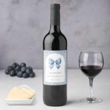 Junggesellinnenabschied Blaue Schleife Weißer Boge