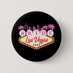 Junggesellinnenabschied Braut Las Vegas 2025  Button