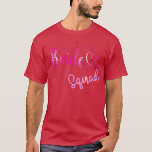 Junggesellinnenabschied Braut Squad Rose Brautjung T-Shirt