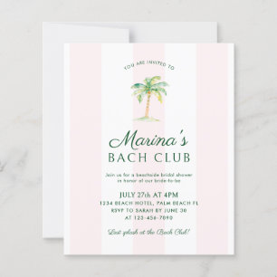 Junggesellinnenabschied BUDGET Pink Stripes Beach