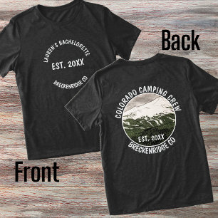Junggesellinnenabschied Camping Crew Colorado Tri-Blend Shirt