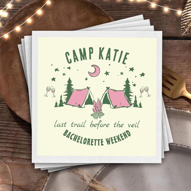 Junggesellinnenabschied Camping Serviette (Von Creator hochgeladen)