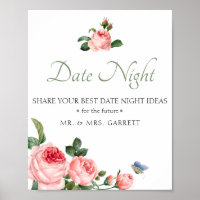 Junggesellinnenabschied Date Night Jar Schild Errö
