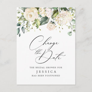 Junggesellinnenabschied Datum ändern Blush Rosa Bl Postkarte