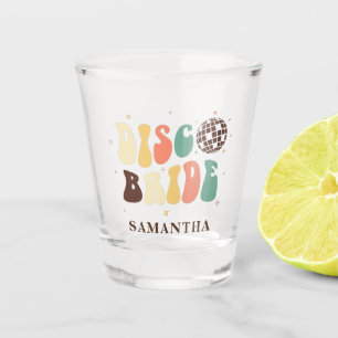 Junggesellinnenabschied Disco Braut Name Schnapsglas