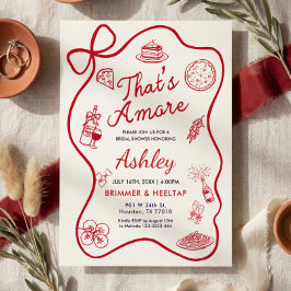 Junggesellinnenabschied Einladung "Das ist Amore"