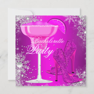 Junggesellinnenabschied-Einladung Sparkle Cocktail Einladung