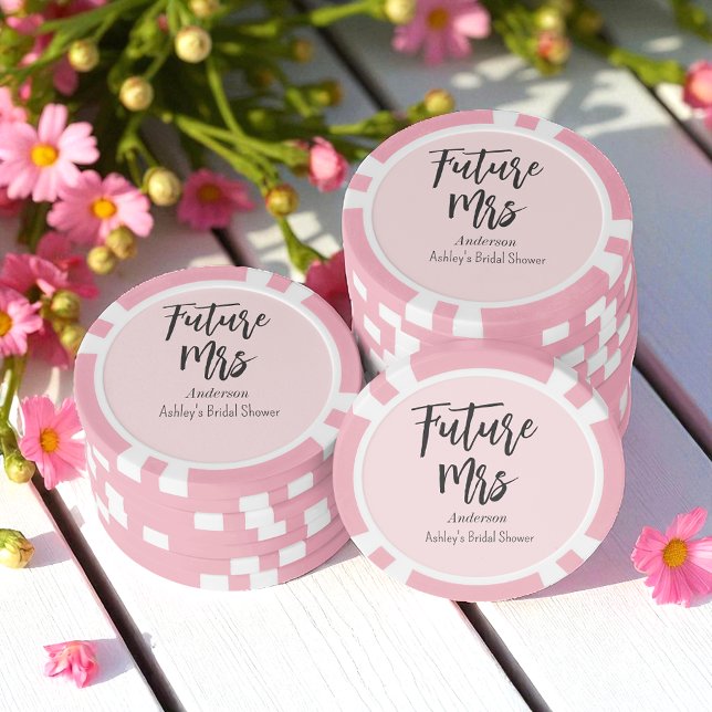 Junggesellinnenabschied Future Mrs Blush Pink  Pokerchips (Von Creator hochgeladen)