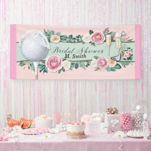 Junggesellinnenabschied Golf mit Golfball für die  Banner