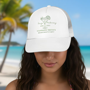 Junggesellinnenabschied Green Margs und Matrimony Truckerkappe