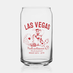 Junggesellinnenabschied in Las Vegas personalisier Dosenglas