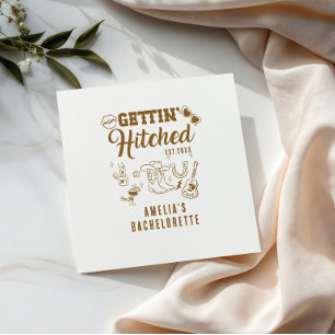Junggesellinnenabschied in Nashville „Heiraten“ Serviette
