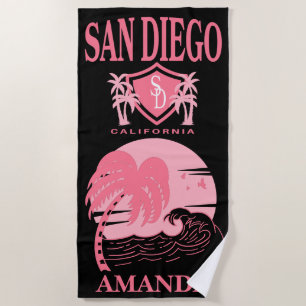 Junggesellinnenabschied in San Diego Individuelle Strandtuch