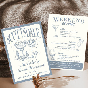 Junggesellinnenabschied in Scottsdale Cocktail-Rei Einladung