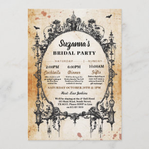Junggesellinnenabschied-Itinerary Bachelorette Got Einladung