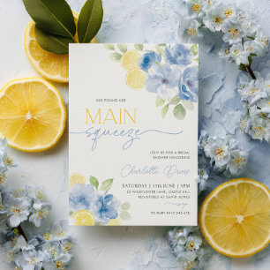 Junggesellinnenabschied Main Squeeze Citrus Lemon Einladung