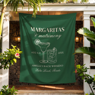 Junggesellinnenabschied Margaritas & Hochzeit Wandteppich