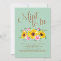 Junggesellinnenabschied Mint to Be Sonnenblumen Ro