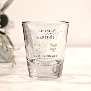Junggesellinnenabschied mit Bikinis und Martinis Schnapsglas