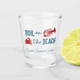 Junggesellinnenabschied mit Meeresfrüchten-Eintopf Schnapsglas