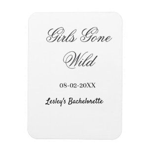 Junggesellinnenabschied Name Datum Braut Girls Gon Magnet