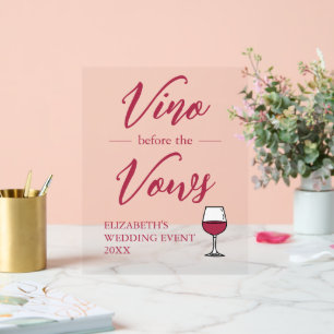 Junggesellinnenabschied/Polterabend mit Wein vor d Acrylschild