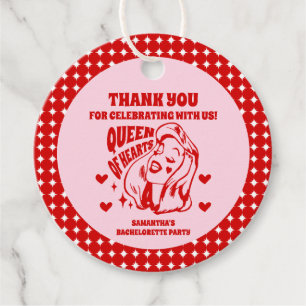 Junggesellinnenabschied Queen Of Hearts Geschenkanhänger