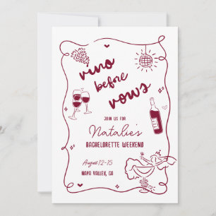 Junggesellinnenabschied Reiseplan & Einladung vor 