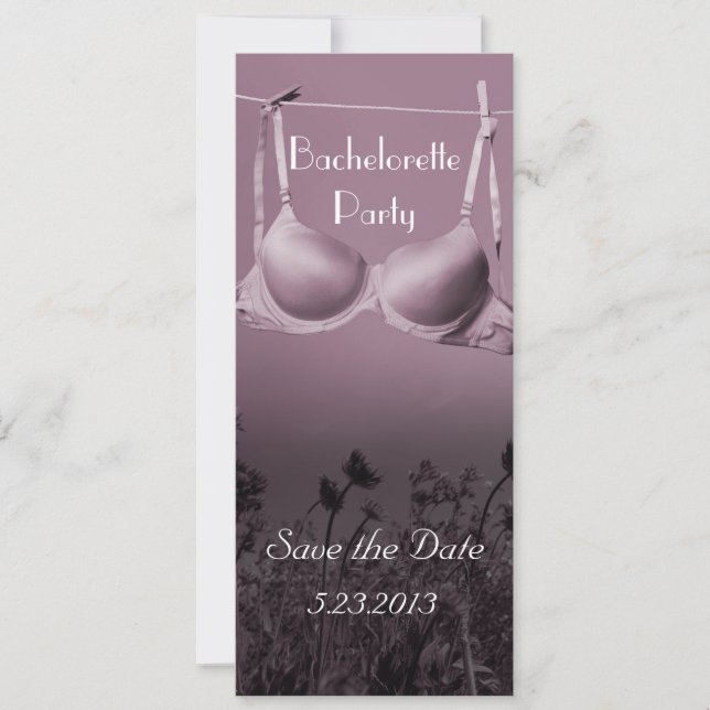 Junggesellinnenabschied Save The Date (Vorderseite)