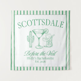 Junggesellinnenabschied Schild Scottsdale Wandteppich