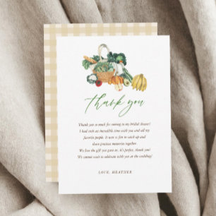 Junggesellinnenabschied: Sie ist jetzt verlobt Dankeskarte