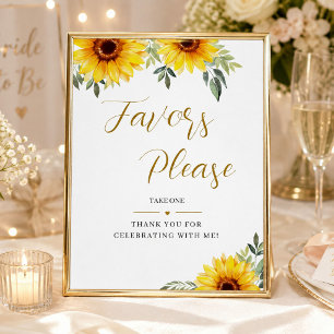 Junggesellinnenabschied Sonnenblumen   Karten und  Poster
