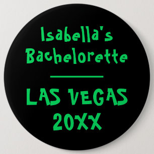 Junggesellinnenabschied St. Patrick in Vegas Neon  Button