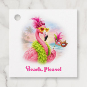 Junggesellinnenabschied Strand Bitte Flamingo Geschenkanhänger