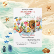 Junggesellinnenabschied Strandcocktails Tropische 