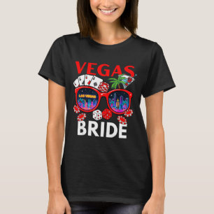 Junggesellinnenabschied Vegas-Hochzeit Braut-Trupp T-Shirt