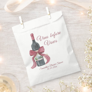 Junggesellinnenabschied Vino before vows Geschenktütchen