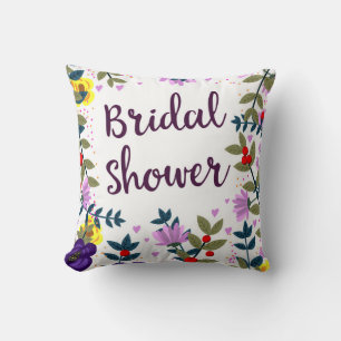 Junggesellinnenabschied Vintage Blumen Kissen