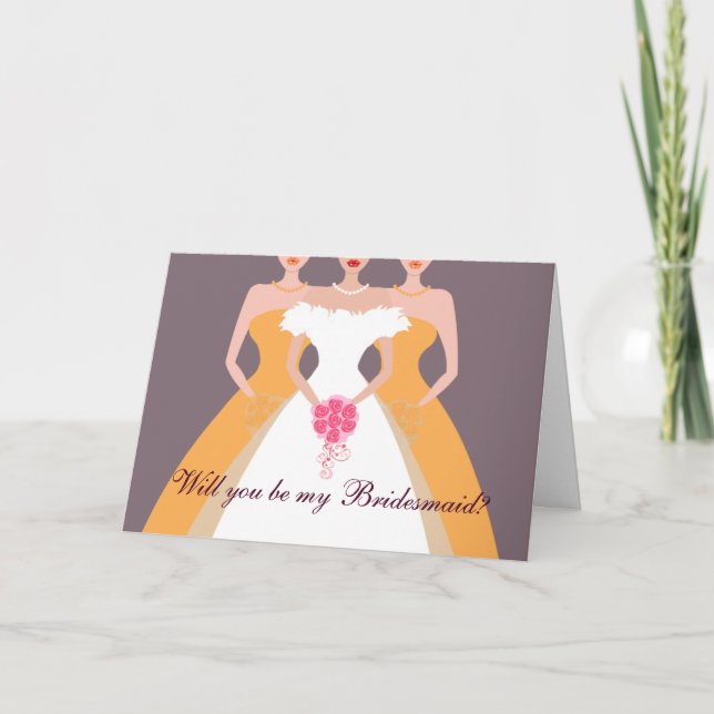 Junggesellinnenabschiede? Brautparty (orange) Einladung (Vorderseite)