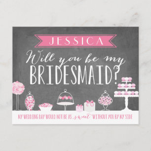 Junggesellinnenabschiede Bridesmaid Einladung
