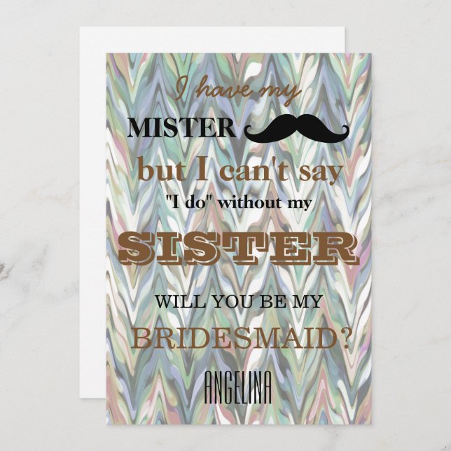 Junggesellinnenabschiede? Einladung (Vorne/Hinten)