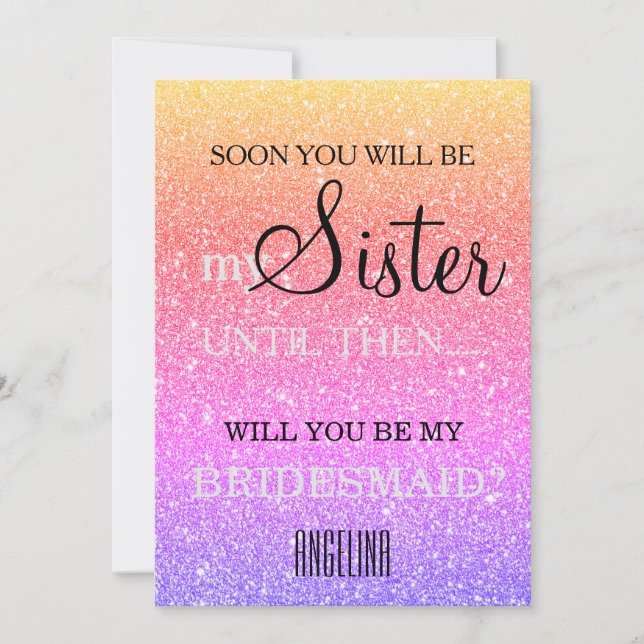 Junggesellinnenabschiede? Einladung (Vorderseite)