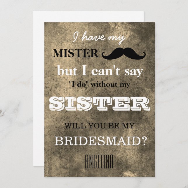 Junggesellinnenabschiede? Einladung (Vorne/Hinten)