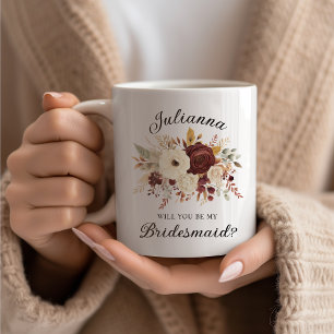 Junggesellinnenabschiede? Fall Floral Kaffeetasse