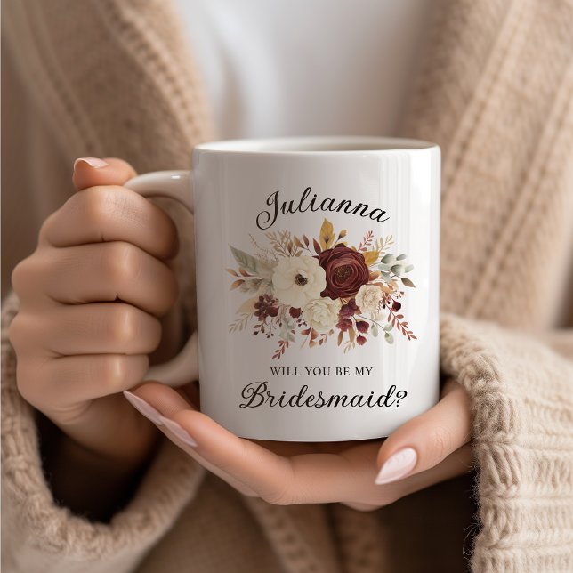 Junggesellinnenabschiede? Fall Floral Kaffeetasse (Von Creator hochgeladen)