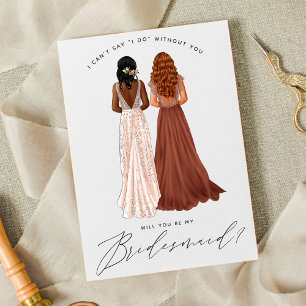 Junggesellinnenabschiede? Mädchen in Gowns Einladung