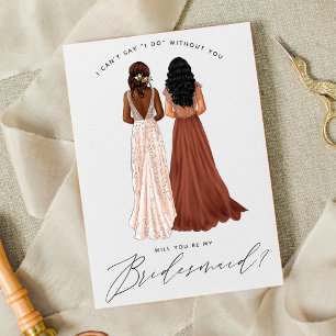 Junggesellinnenabschiede? Mädchen in Gowns Einladung