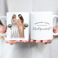 Junggesellinnenabschiede? Mädchen in Gowns Kaffee