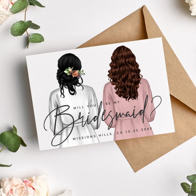 Junggesellinnenabschiede? Mädchen in Robes V2 Invi Einladung (Von Creator hochgeladen)