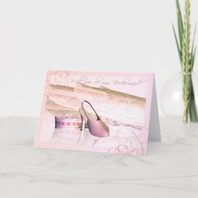 Junggesellinnenabschiede? Mit etwas Schleier und G Einladung (Vorderseite)